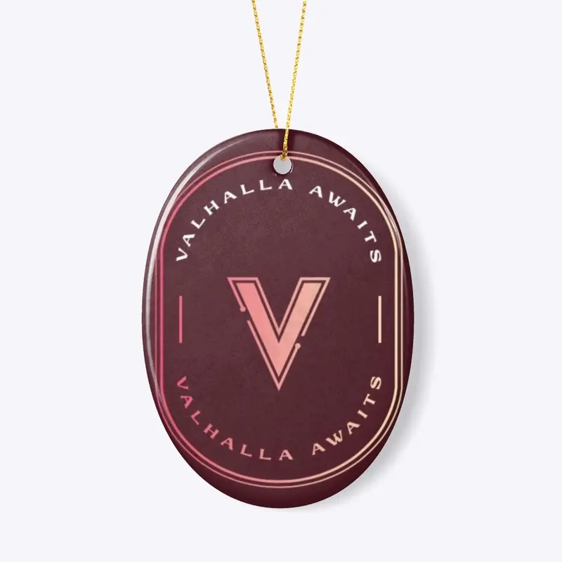 Valhalla Awaits Dog Tag Ornament!